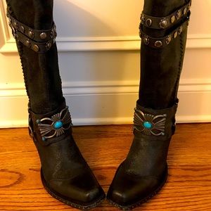 Double D Ranch DDR Bow Guard Cowboy Boots